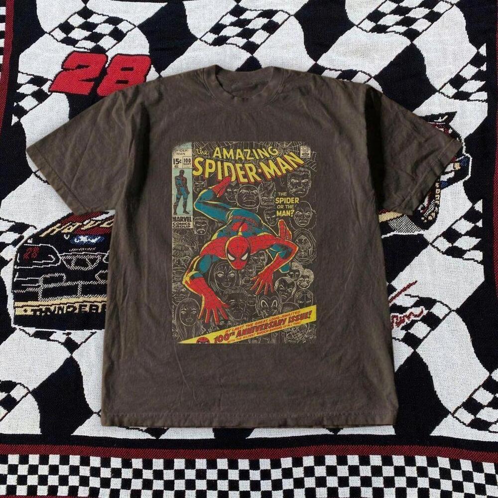Brown Marvel Spider-Man 20Th Anniversary Tee